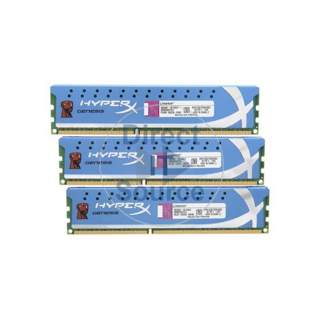 Kingston KHX1333C7D3K3/6GX - 6GB 3x2GB DDR3 PC3-10600 Non-ECC Unbuffered 240-Pins Memory