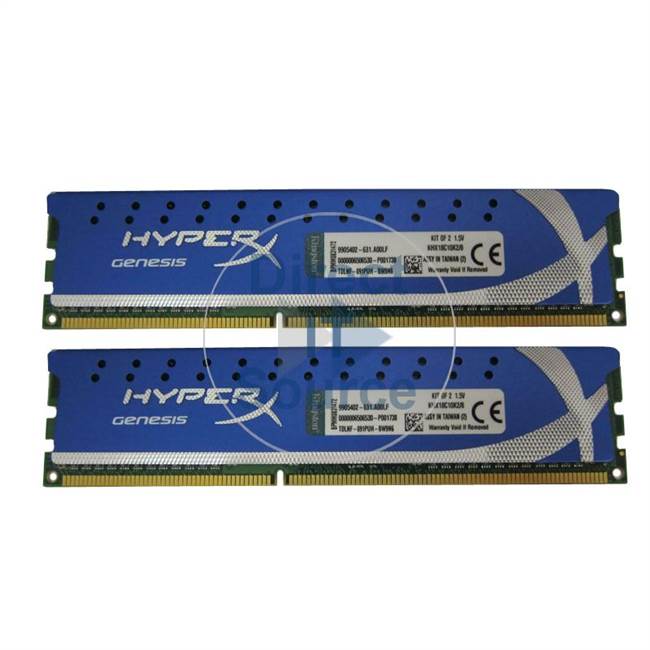 Kingston KHX18C10K2/8 - 8GB 2x4GB DDR3 PC3-14900 Non-ECC Unbuffered 240-Pins Memory