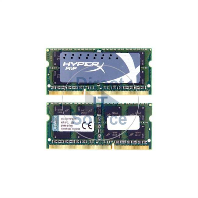 Kingston KHX18LS11P1K2/16 - 16GB 2x8GB DDR3 PC3-14500 Non-ECC Unbuffered 204-Pins Memory
