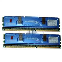 Kingston KHX3200K2/512 - 512MB 2x256MB DDR PC-3200 Non-ECC Unbuffered 184-Pins Memory