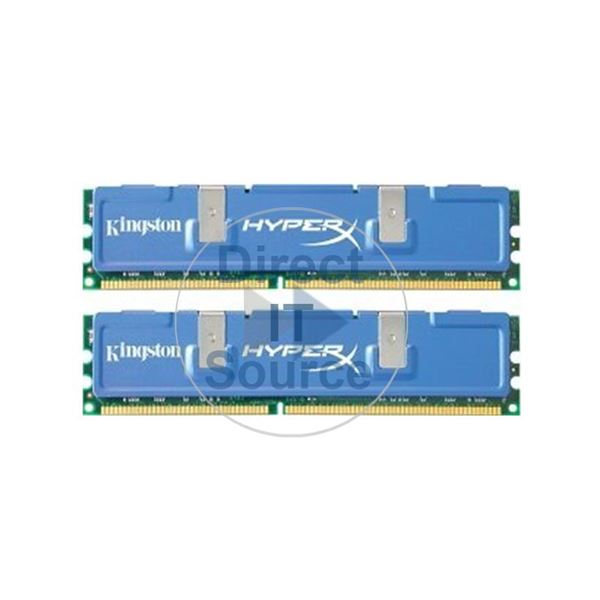 Kingston KHX3200ULK2/512 - 512MB 2x256MB DDR PC-3200 Non-ECC Unbuffered 184-Pins Memory