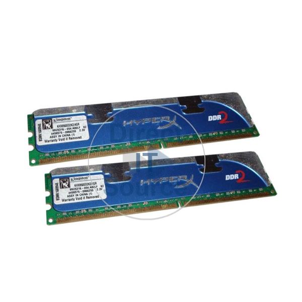 Kingston KHX8500D2K2/4GR - 4GB 2x2GB DDR2 PC2-8500 Non-ECC Unbuffered 240-Pins Memory