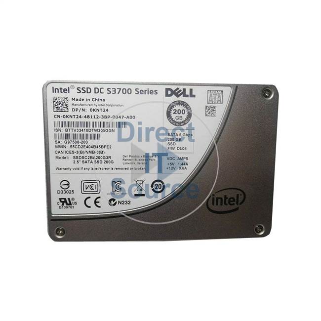 Dell KNT24 - 200GB SATA 2.5" SSD