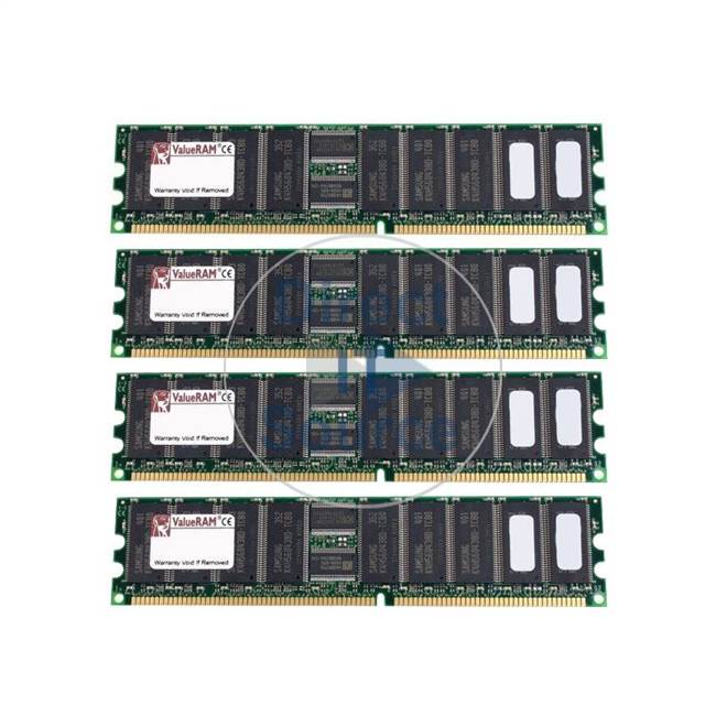 Kingston KSG-AX330K4/4G - 4GB 4x1GB DDR PC-2700 ECC Registered 184-Pins Memory