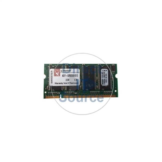 Kingston KSY-GRX500/512 - 512MB DDR PC-2100 Non-ECC Unbuffered 200-Pins Memory