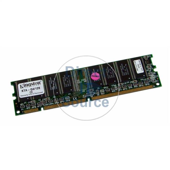 Kingston KTA-G4/128 - 128MB SDRAM PC-100 Non-ECC Unbuffered 168-Pins Memory