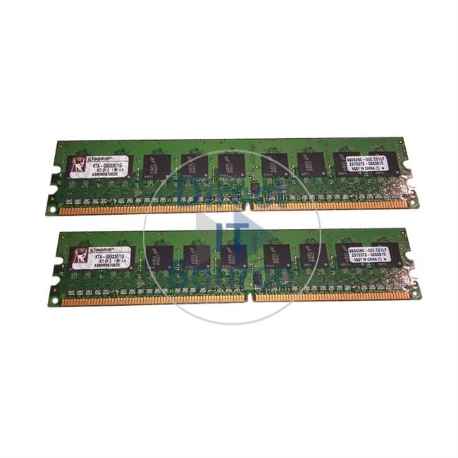 Kingston KTA-G5533E/1G - 1GB 2x512MB DDR2 PC2-4200 ECC Unbuffered 240-Pins Memory