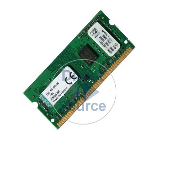 Kingston KTA-MB1600L/4G - 4GB DDR3 PC3-12800 Non-ECC Unbuffered 204-Pins Memory