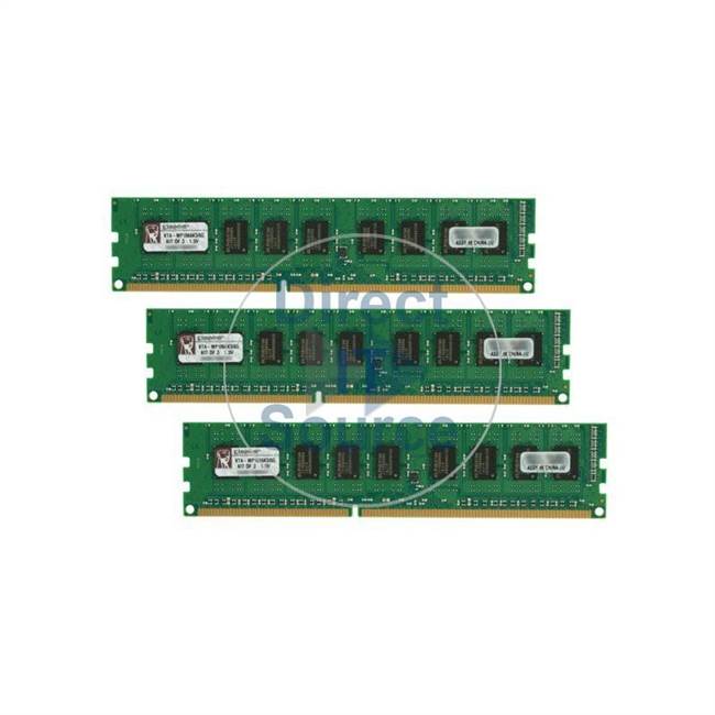 Kingston KTA-MP1066K3/6G - 6GB 3x2GB DDR3 PC3-8500 ECC Unbuffered 240-Pins Memory