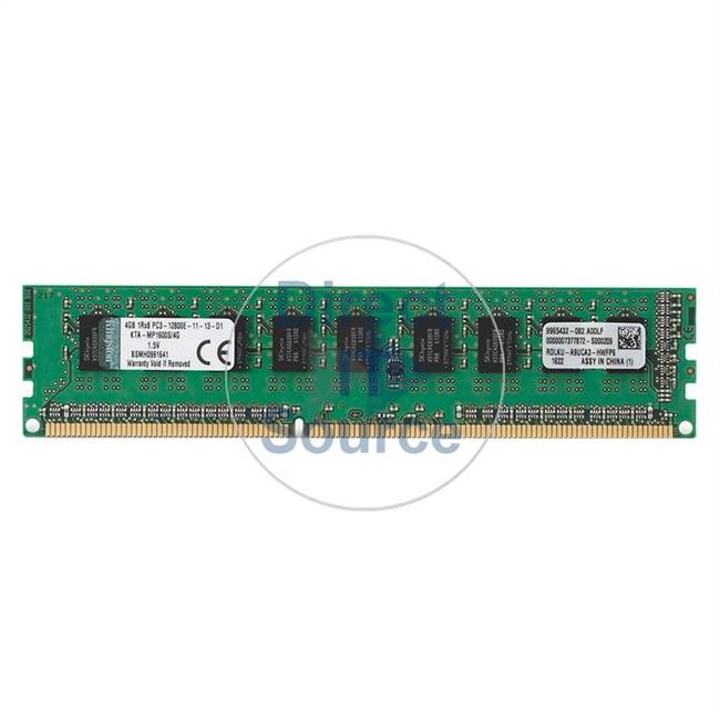 Kingston KTA-MP1600S/4G - 4GB DDR3 PC3-12800 ECC Unbuffered 240-Pins Memory