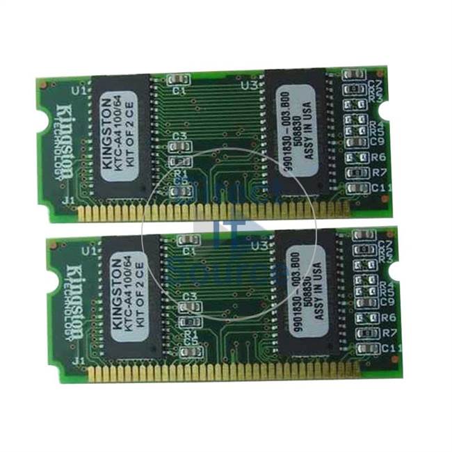Kingston KTC-A4100/64 - 64MB 2x32MB EDO Non-ECC Unbuffered Memory