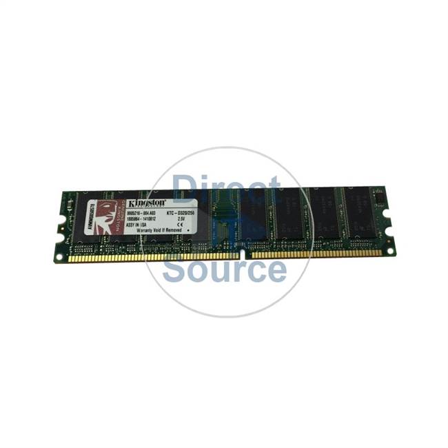 Kingston KTC-D320/256 - 256MB DDR PC-2700 Non-ECC Unbuffered 184-Pins Memory