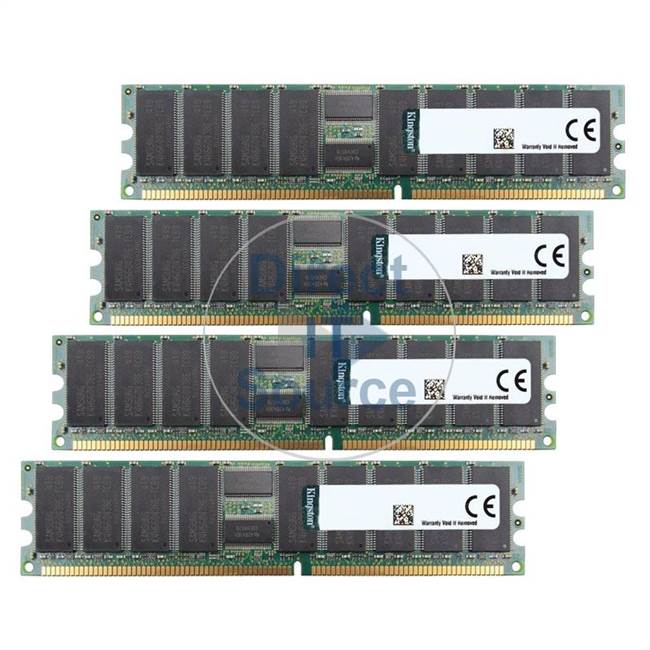 Kingston KTC-DL580G2/1G - 1GB 4x256MB DDR PC-1600 ECC Registered 184-Pins Memory