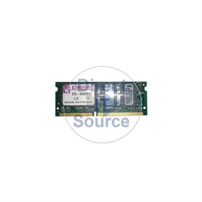 Kingston KTC-N600/512 - 512MB SDRAM PC-133 Non-ECC Unbuffered 144-Pins Memory