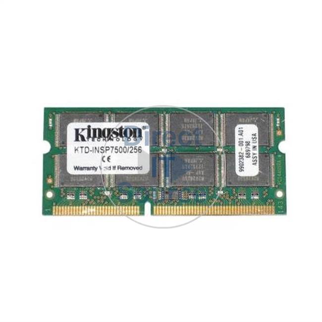 Kingston KTD-INSP7500/256 - 256MB SDRAM PC-100 Non-ECC Unbuffered 144-Pins Memory