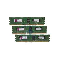 Kingston KTD-PE313K3/6G - 6GB 3x2GB DDR3 PC3-10600 ECC Registered 240-Pins Memory