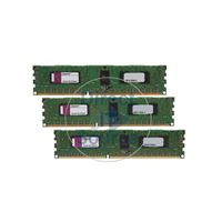 Kingston KTD-PE313SK3/6G - 6GB 3x2GB DDR3 PC3-10600 ECC Registered 240-Pins Memory