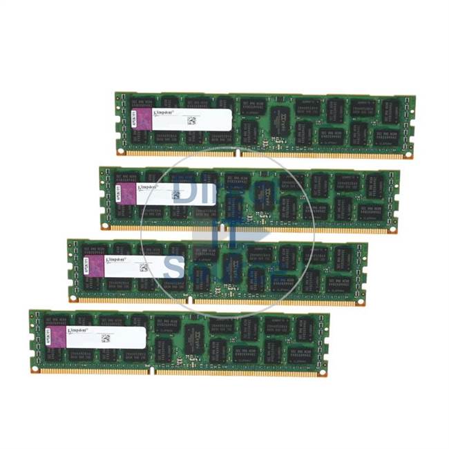 Kingston KTD-PE3168K4/16G - 16GB 4x4GB DDR3 PC3-12800 ECC Registered 240-Pins Memory