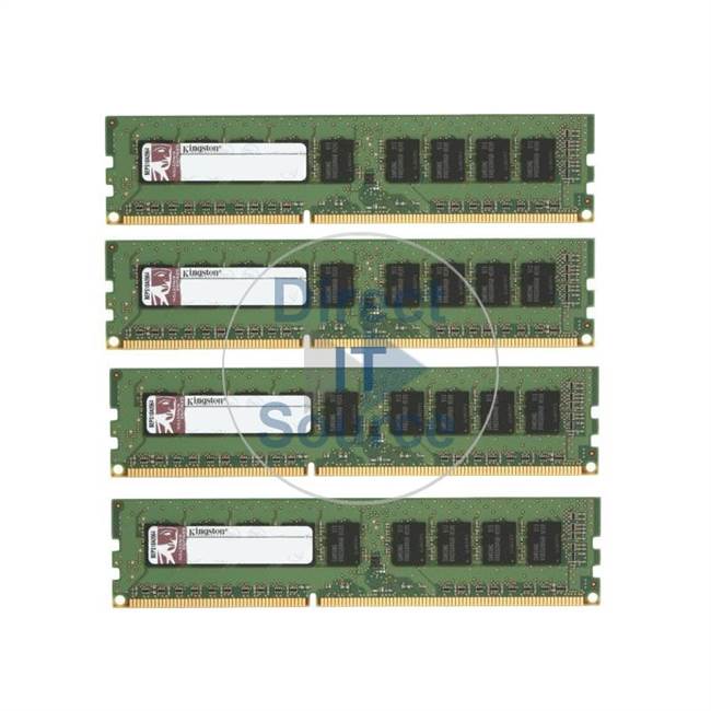 Kingston KTD-PE316EK4/16G - 16GB 4x4GB DDR3 PC3-12800 ECC Unbuffered 240-Pins Memory