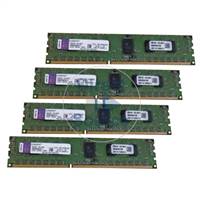 Kingston KTD-PE316SK4/8G - 8GB 4x2GB DDR3 PC3-12800 ECC Registered 240-Pins Memory