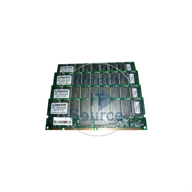 Kingston KTD-PE6400/1024 - 1GB 4x256MB SDRAM PC-133 ECC Registered 168-Pins Memory