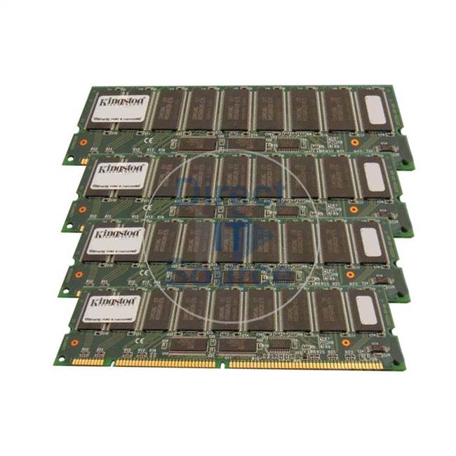 Kingston KTD-PE7150/4096 - 4GB 4x1GB SDRAM PC-100 ECC Registered 168-Pins Memory