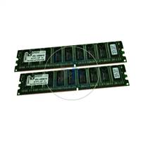 Kingston KTD-WS360/2G - 2GB 2x1GB DDR PC-2700 ECC Unbuffered 184-Pins Memory
