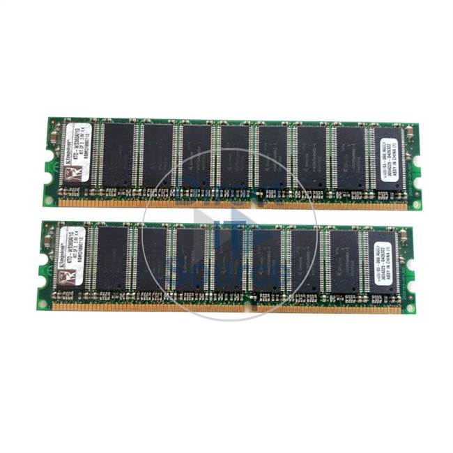Kingston KTD-WS360A/1G - 1GB 2x512MB DDR PC-3200 ECC Unbuffered 184-Pins Memory