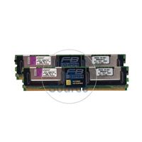 Kingston KTD-WS667/2G - 2GB 2x1GB DDR2 PC2-5300 ECC Fully Buffered 240-Pins Memory