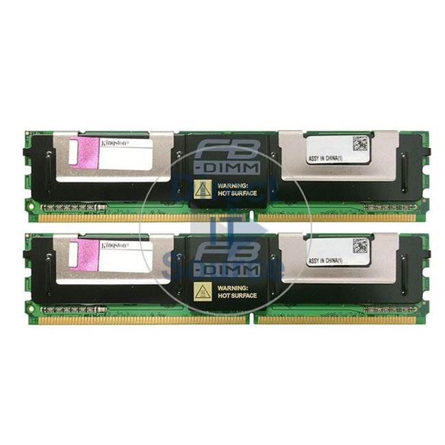Kingston KTD-WS667LP/2G - 2GB 2x1GB DDR2 PC2-5300 ECC Fully Buffered 240-Pins Memory