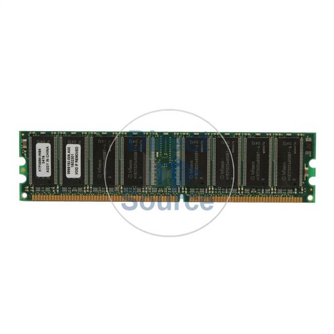 Kingston KTF0598-INB6 - 256MB DDR PC-2700 Non-ECC Unbuffered 184-Pins Memory
