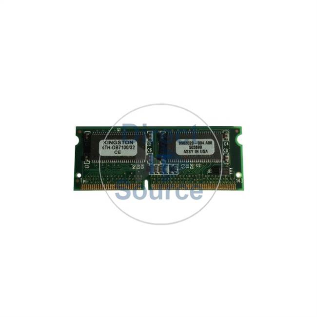 Kingston KTH-OB7100/32 - 32MB SDRAM PC-66 144-Pins Memory