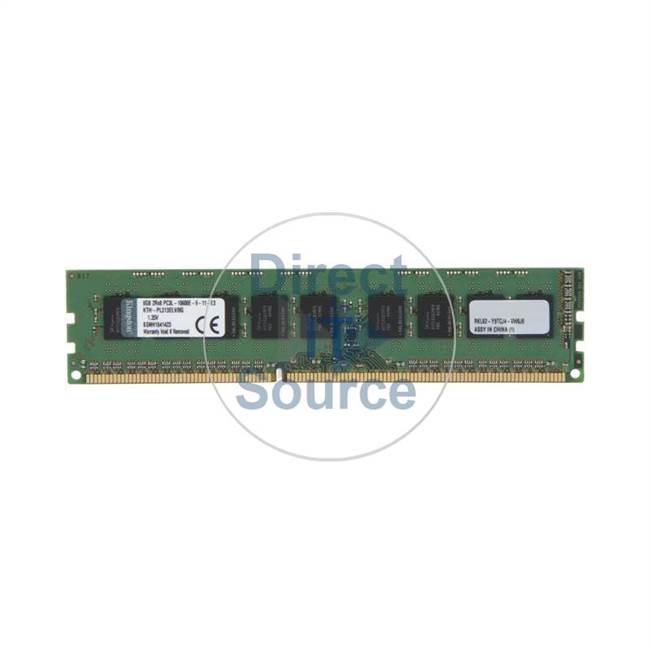 Kingston KTH-PL313ELV/8G - 8GB DDR3 PC3-10600 ECC Unbuffered 240-Pins Memory