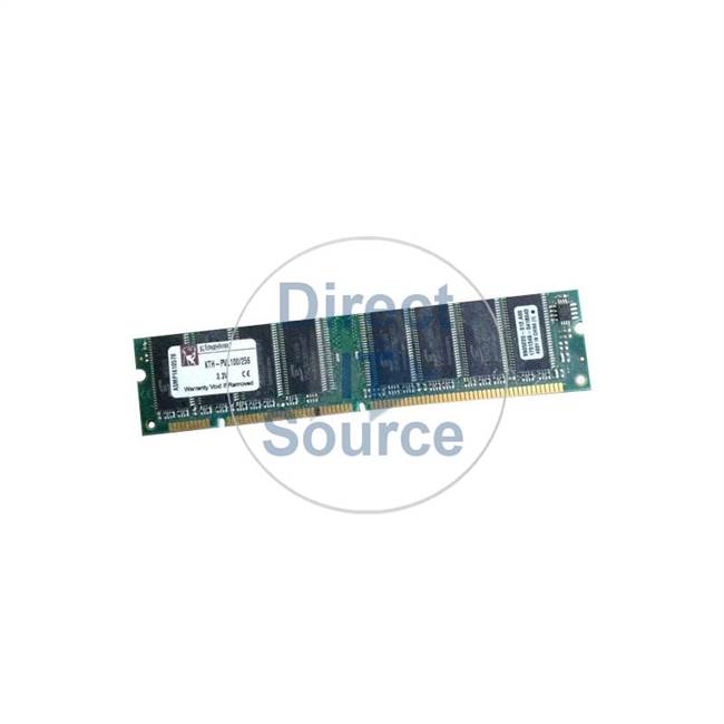 Kingston KTH-PVL100/256 - 256MB SDRAM PC-100 Non-ECC Unbuffered 168-Pins Memory