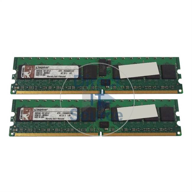 Kingston KTH-RX2660K2/4G - 4GB 2x2GB DDR2 PC2-4200 ECC Registered 240-Pins Memory