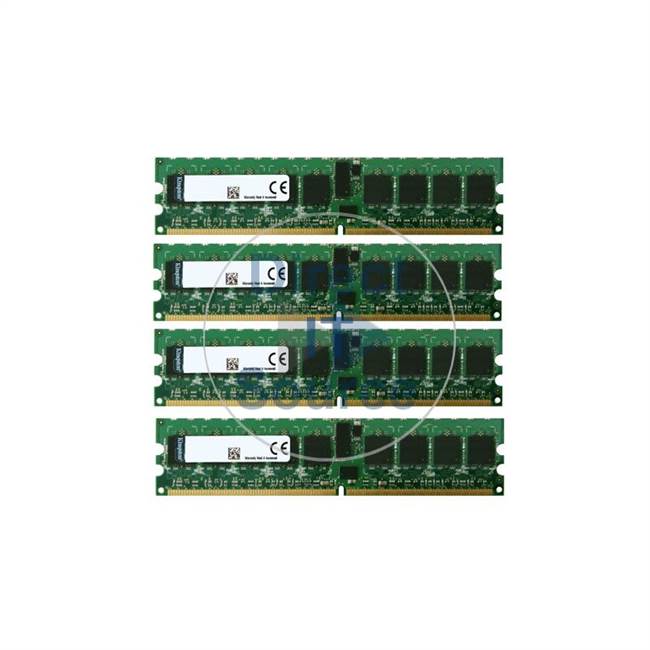 Kingston KTH-RX3600K4/4G - 4GB 4x1GB DDR2 PC2-4200 ECC Registered 240-Pins Memory