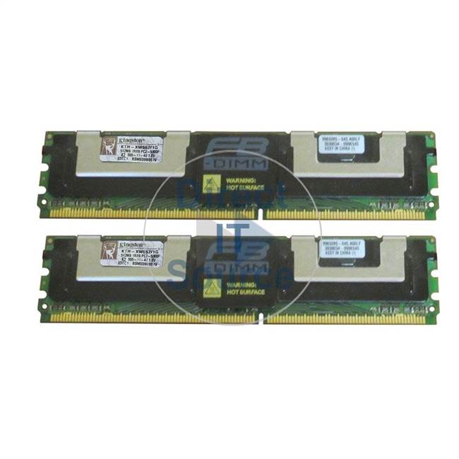 Kingston KTH-XW667/1G - 1GB 2x512MB DDR2 PC2-5300 ECC Fully Buffered 240-Pins Memory