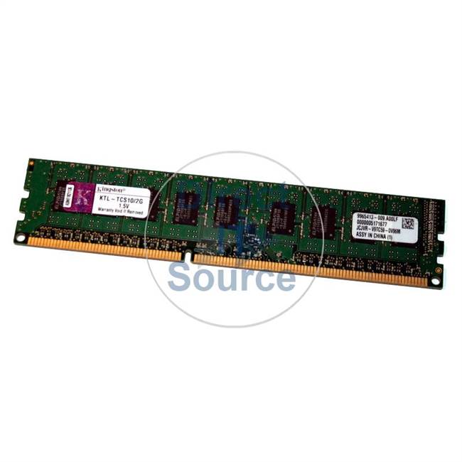 Kingston KTL-TCS10/2G - 2GB DDR3 PC3-8500 ECC Unbuffered 240-Pins Memory