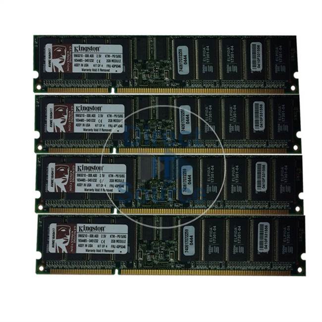 Kingston KTM-P615/8G - 8GB 4x2GB DDR PC-2100 ECC Registered 208-Pins Memory