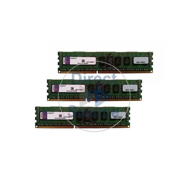 Kingston KTM-SX313K3/6G - 6GB 3x2GB DDR3 PC3-10600 ECC Registered 240-Pins Memory