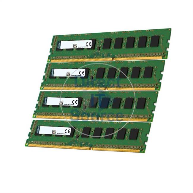 Kingston KTM-SX316EK4/16G - 16GB 4x4GB DDR3 PC3-12800 ECC Unbuffered 240-Pins Memory
