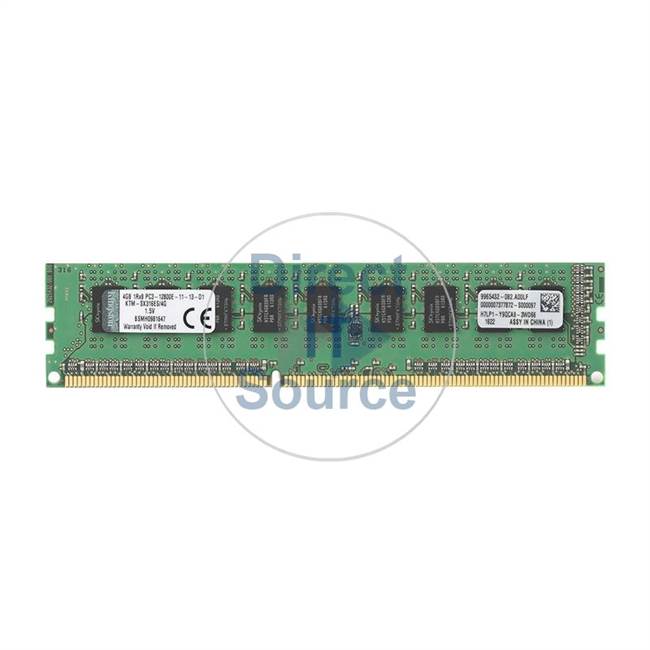 Kingston KTM-SX316ES/4G - 4GB DDR3 PC3-12800 ECC Unbuffered 240-Pins Memory
