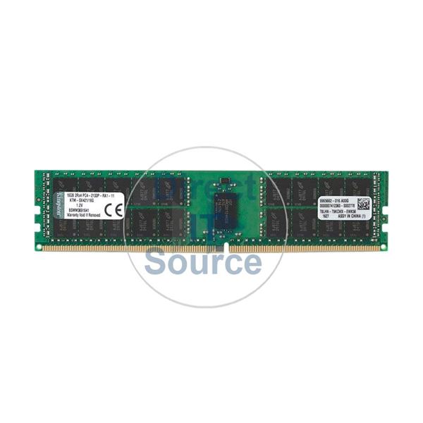 Kingston KTM-SX421/16G - 16GB DDR4 PC4-17000 ECC Registered 288-Pins Memory
