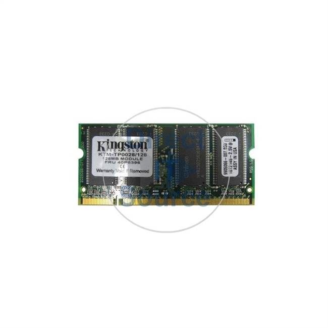 Kingston KTM-TP0028/128 - 128MB DDR PC-2100 Non-ECC Unbuffered 200-Pins Memory