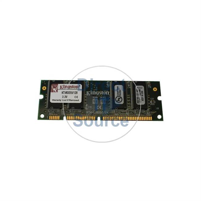 Kingston KTM0059/128 - 128MB SDRAM PC-133 Non-ECC Unbuffered 100-Pins Memory