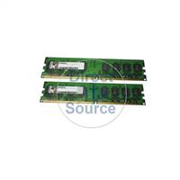Kingston KTM2822K2/1G - 1GB 2x512MB DDR2 PC2-5300 Non-ECC Unbuffered 240-Pins Memory