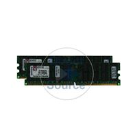 Kingston KTM2865/4G - 4GB 2x2GB DDR2 PC2-3200 ECC Registered 240-Pins Memory