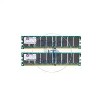 Kingston KTM5121/1G - 1GB 2x512MB DDR PC-3200 ECC Registered 184-Pins Memory