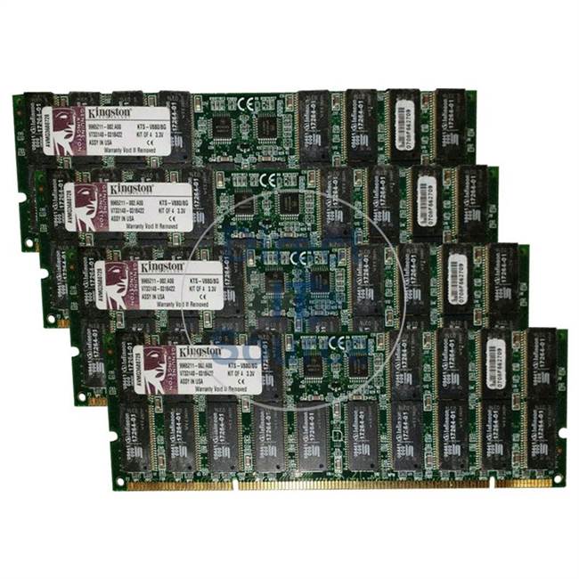 Kingston KTS-V880/8G - 8GB 4x2GB SDRAM PC-100 ECC Registered Memory