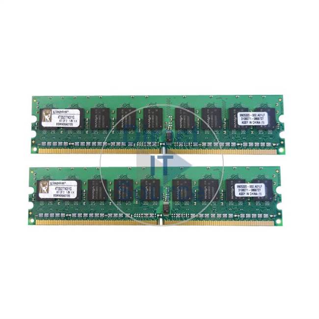 Kingston KTS5277K2/1G - 1GB 2x512MB DDR2 PC2-5300 ECC Unbuffered 240-Pins Memory